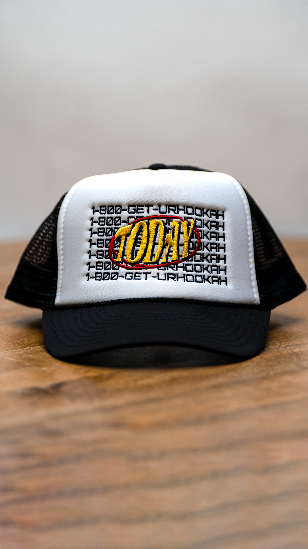 1-800-GET-URHOOKAH TODAY - Black Trucker Hat