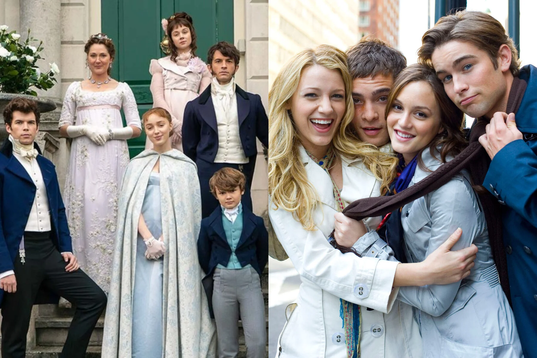 Gossip Girl And Bridgerton’s Irrefutable Similarities: XOXO Lady Whistledown