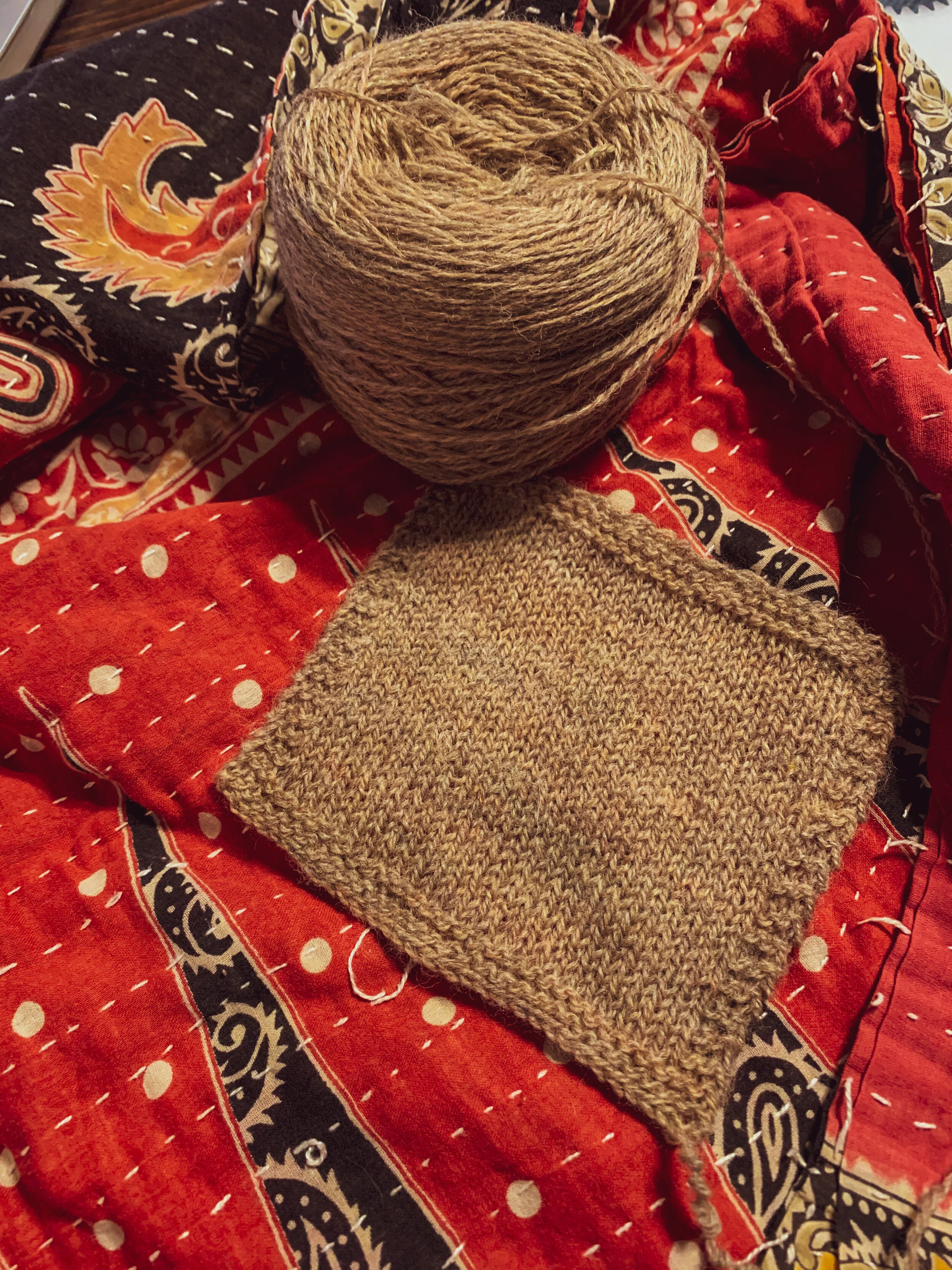   The humble gauge swatch.  