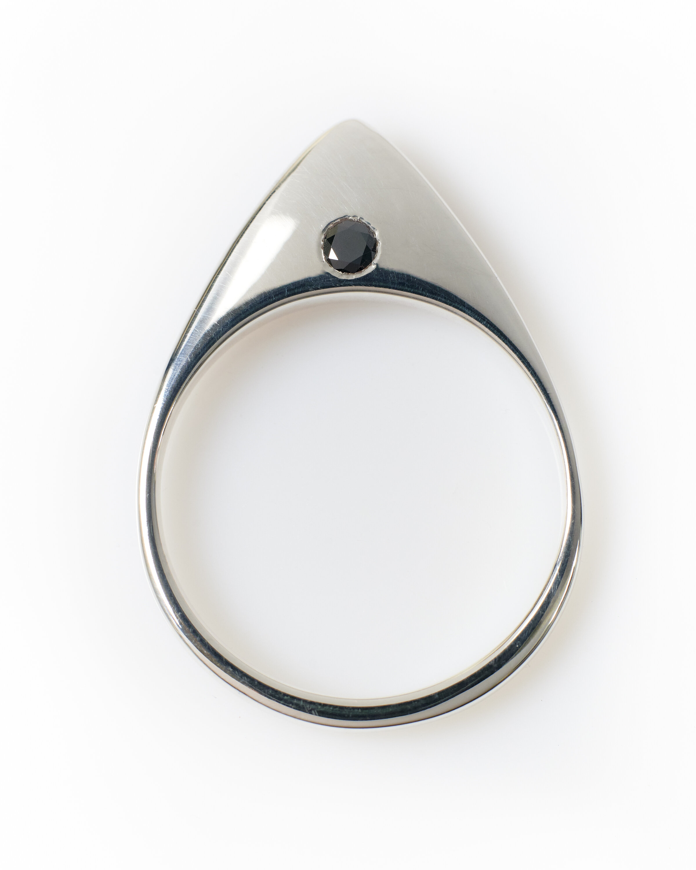 Black Tourmaline Pyramid Ring, Adjustable Ring, Fits Sizes 5 6 7 8 9 - Etsy