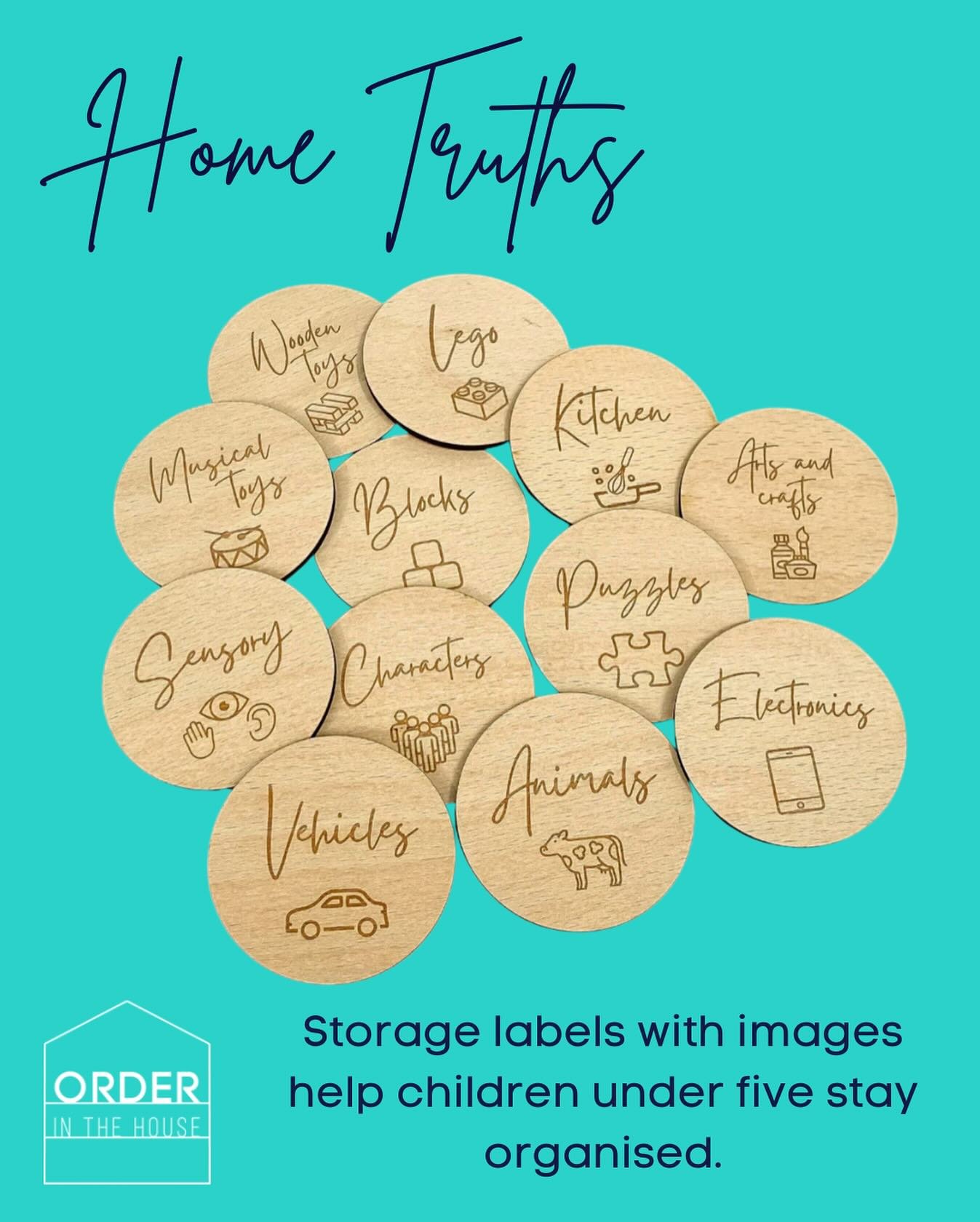 We always recommend using storage labels with images for children under five, in bedrooms and playrooms alike. It can help them to: 

👕 Recognise what goes where (since they&rsquo;re likely 
  not reading yet)

🪆 Participate in cleanup routines

🧩