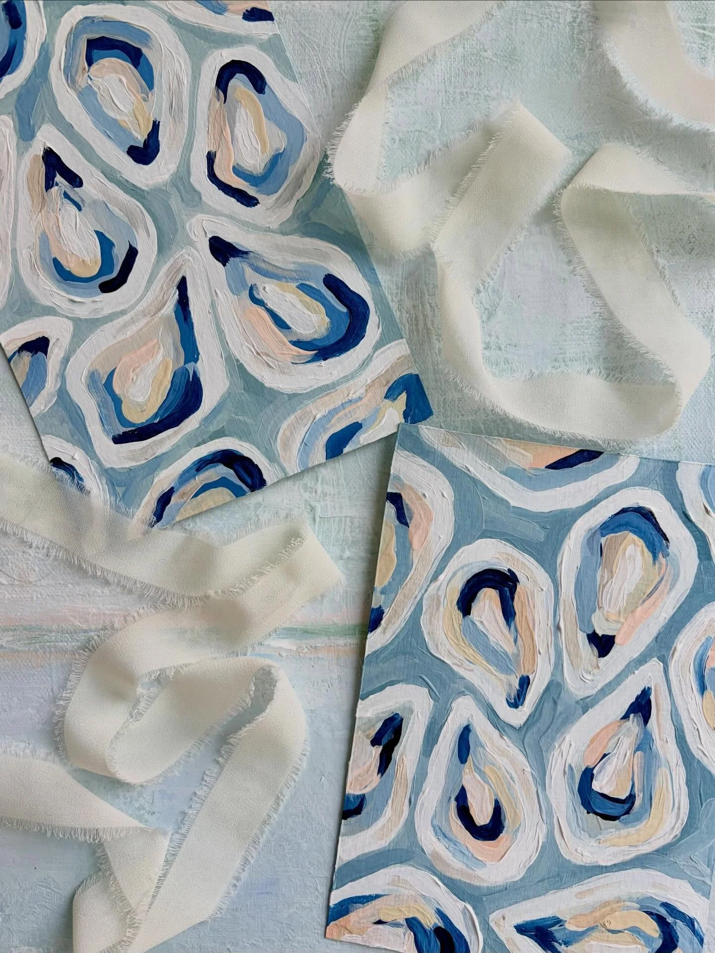 dreaming of warmer temps, salty air, and this soft coastal palette