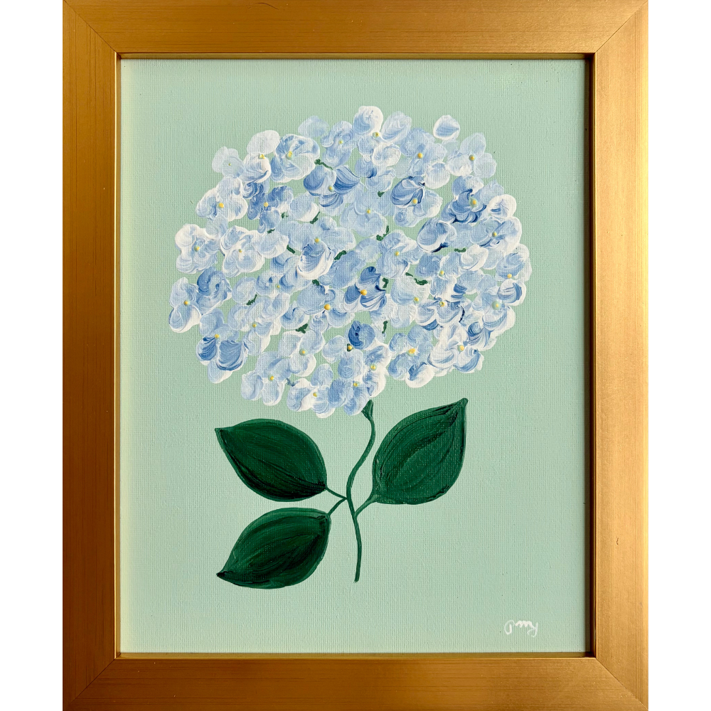 blue hydrangea