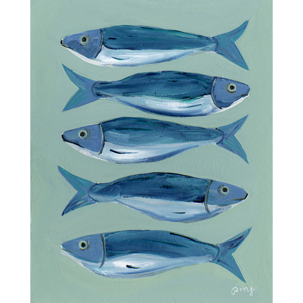 blue sardines