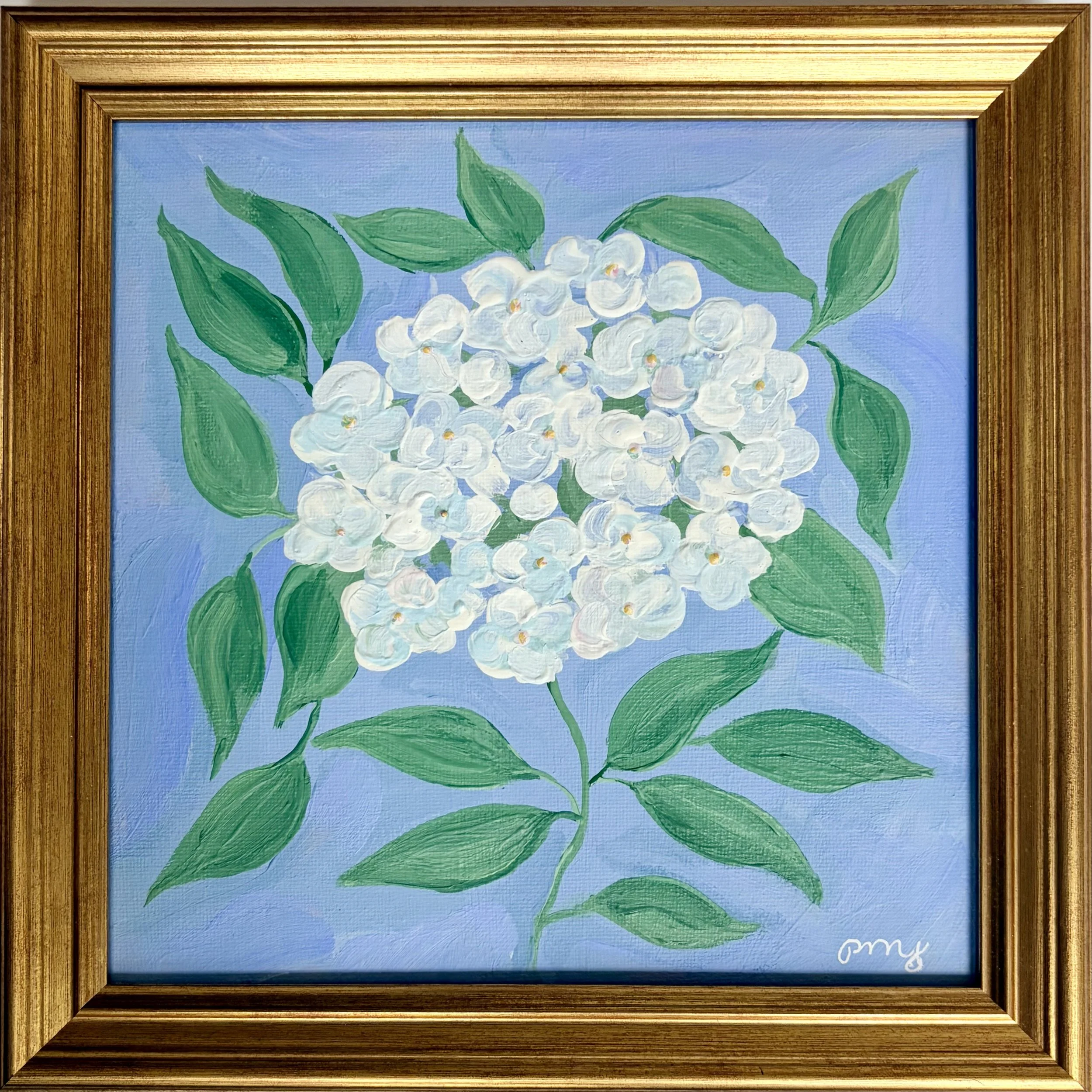 periwinkle hydrangea