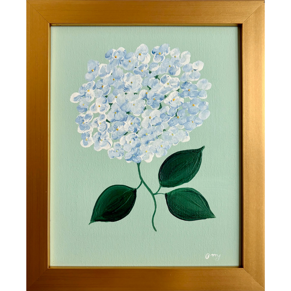 blue hydrangea ii