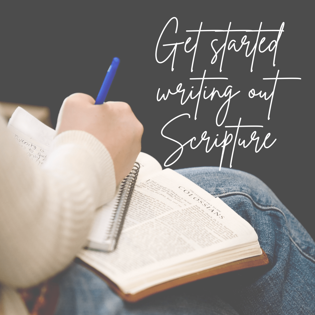 Handwriting Scripture, A Bible Study Method