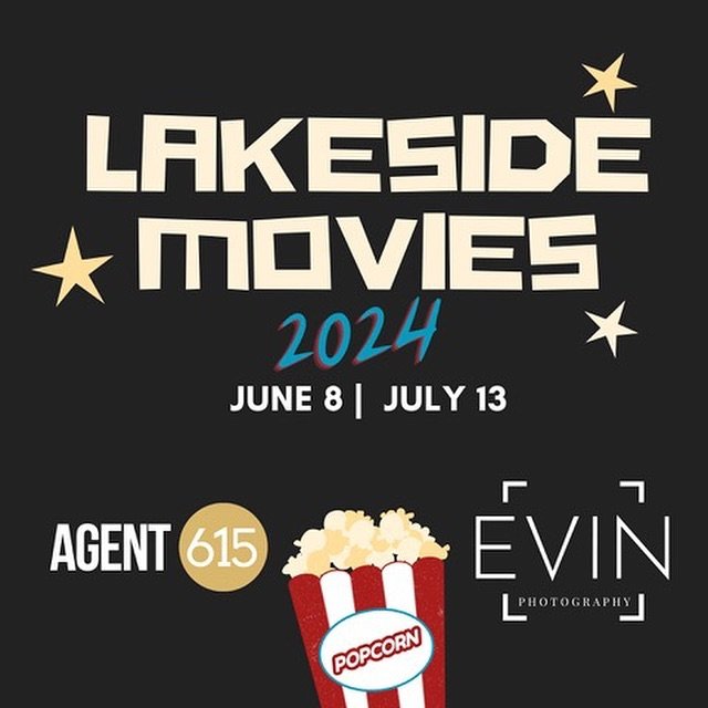 📣 DID YOU HEAR 🙌🏼🎉

Our FREE summer movies are back for 2024 in Franklin, TN! Agent615 &amp; Evin Photography will once again be hosting &ldquo;Lakeside Movies&rdquo; for the whole family! 🎟️🍿🎥

Save the dates of June 8 &amp; July 13th!  Our L