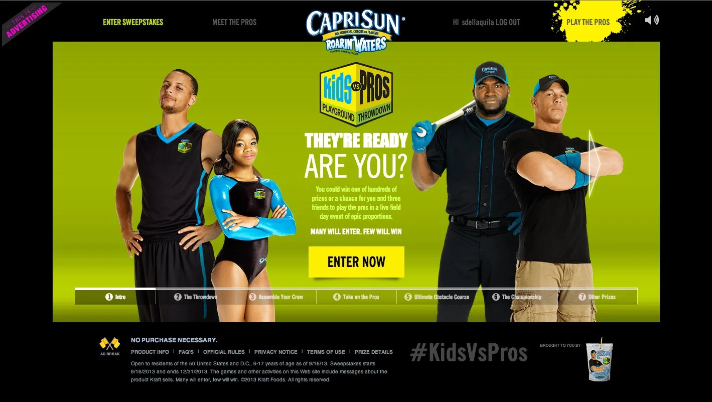 CapriSun - Kids vs. Pros