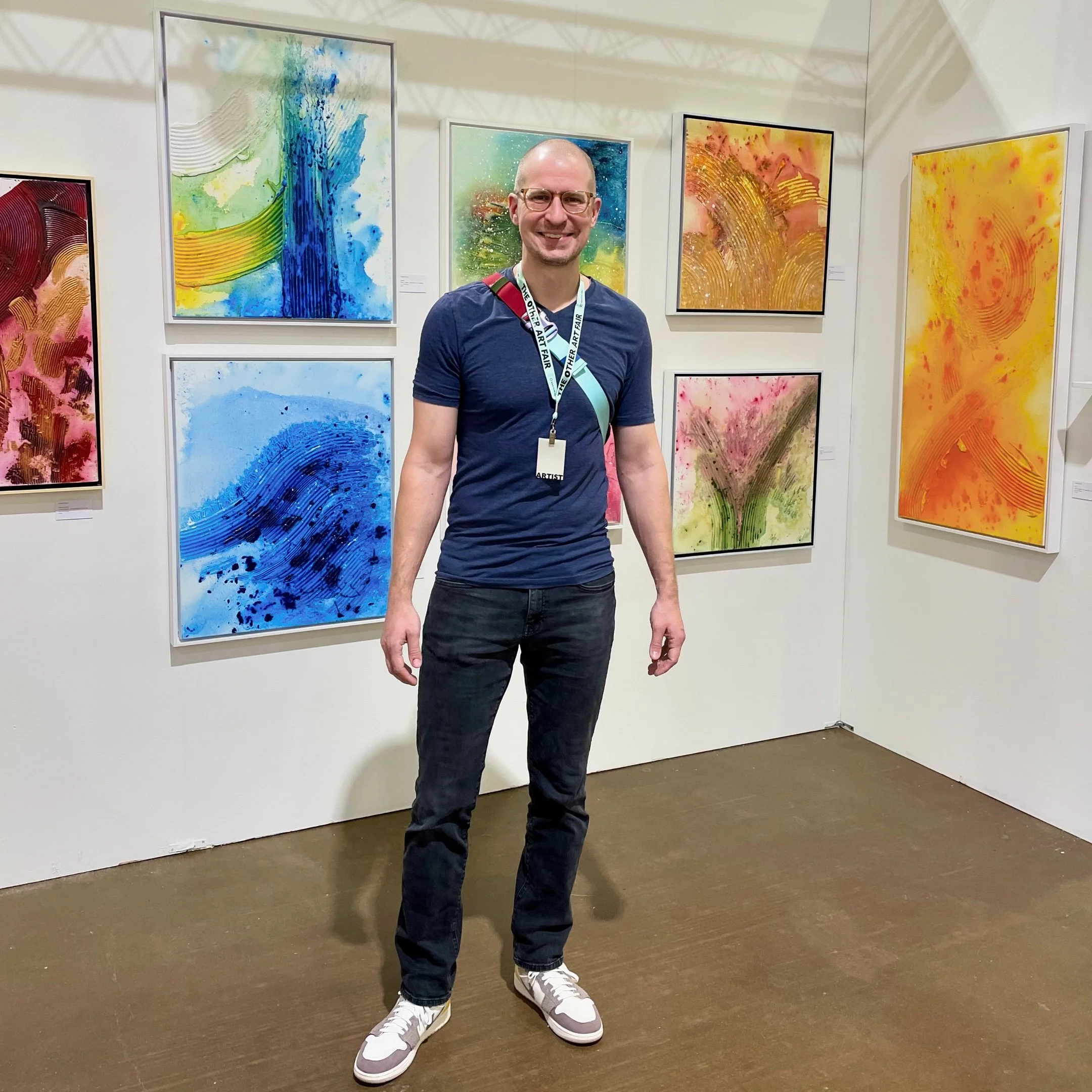 Day 2 @theotherartfair &mdash; here we go!
.
.
.
.
#theotherartfair #theotherartfairdallas #artshow #artfair #artforsale #artistsoninstagram #artistofinstagram #abstractart #abstractartist #artoftheday
