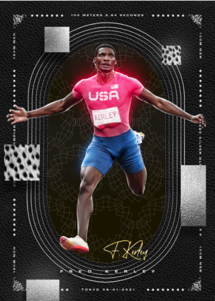 Fred Kerley Makes History With Olympic Silver Medal, and an Olympic NFT, First of Any Track Star