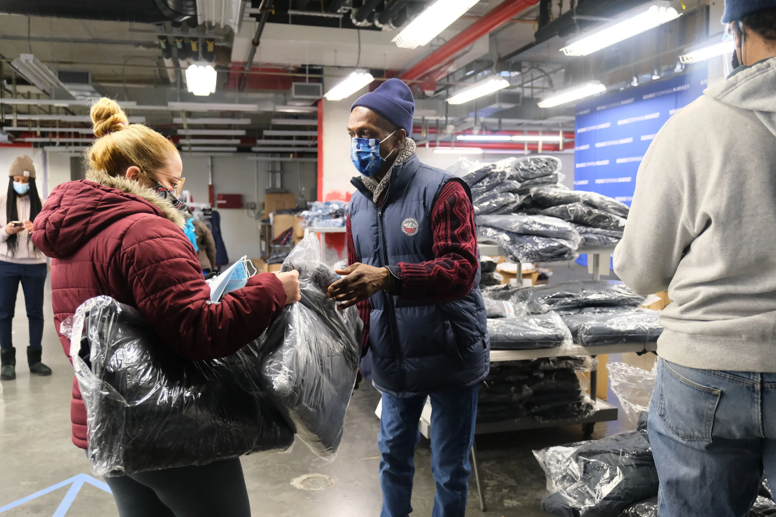 Coat Giveaway at Bronx Terminal Market Helps Restore Some Faith Within Community