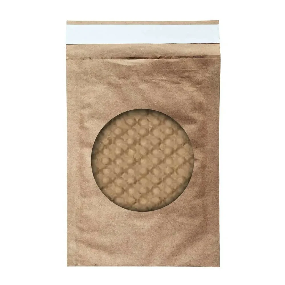 Protection without the plastic. These paper bubble lined mailers use a multi-layer embossed paper lining to cushion products in transit, delivering reliable protection while keeping sustainability front and center. Curbside recyclable and made with 8