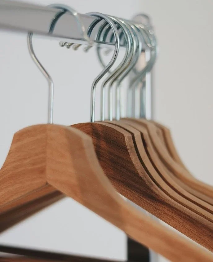 A well-dressed storefront starts with the right details. Our premium wooden hangers bring a clean, cohesive look to any retail display, giving your garments the presentation they deserve from the moment a customer walks in. In stock and available now