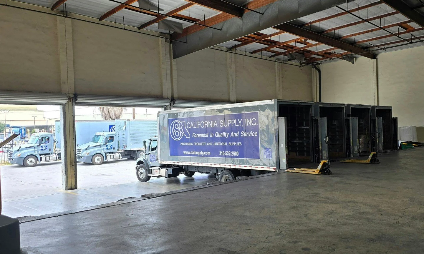 Behind the scenes at California Supply Inc. This is where orders get loaded, trucks get moving, and businesses across Southern California get what they need to keep shipping. We have been running this operation since 1975, and we are just getting sta