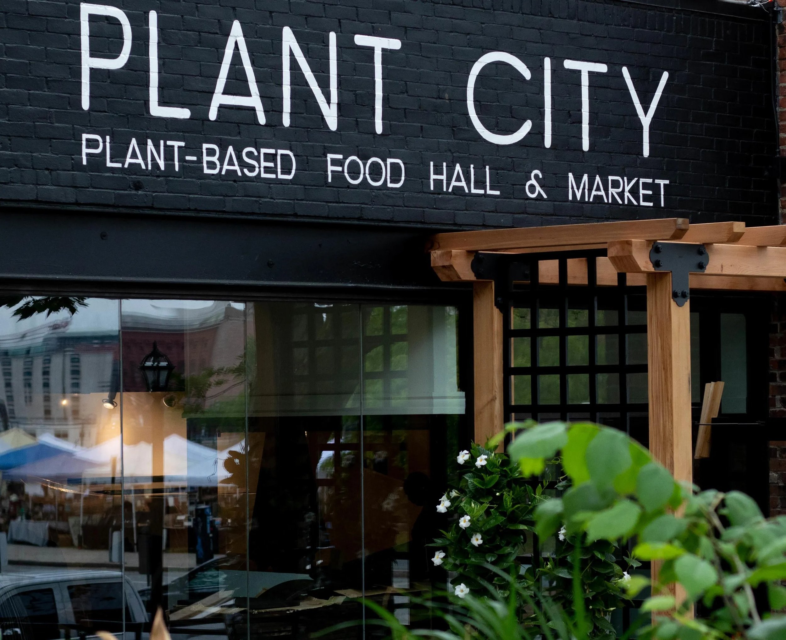  A scaled-down version of the Plant City vegan food hall in Providence opened in Middletown and another location now in Warwick. Photo credit, Plant City 