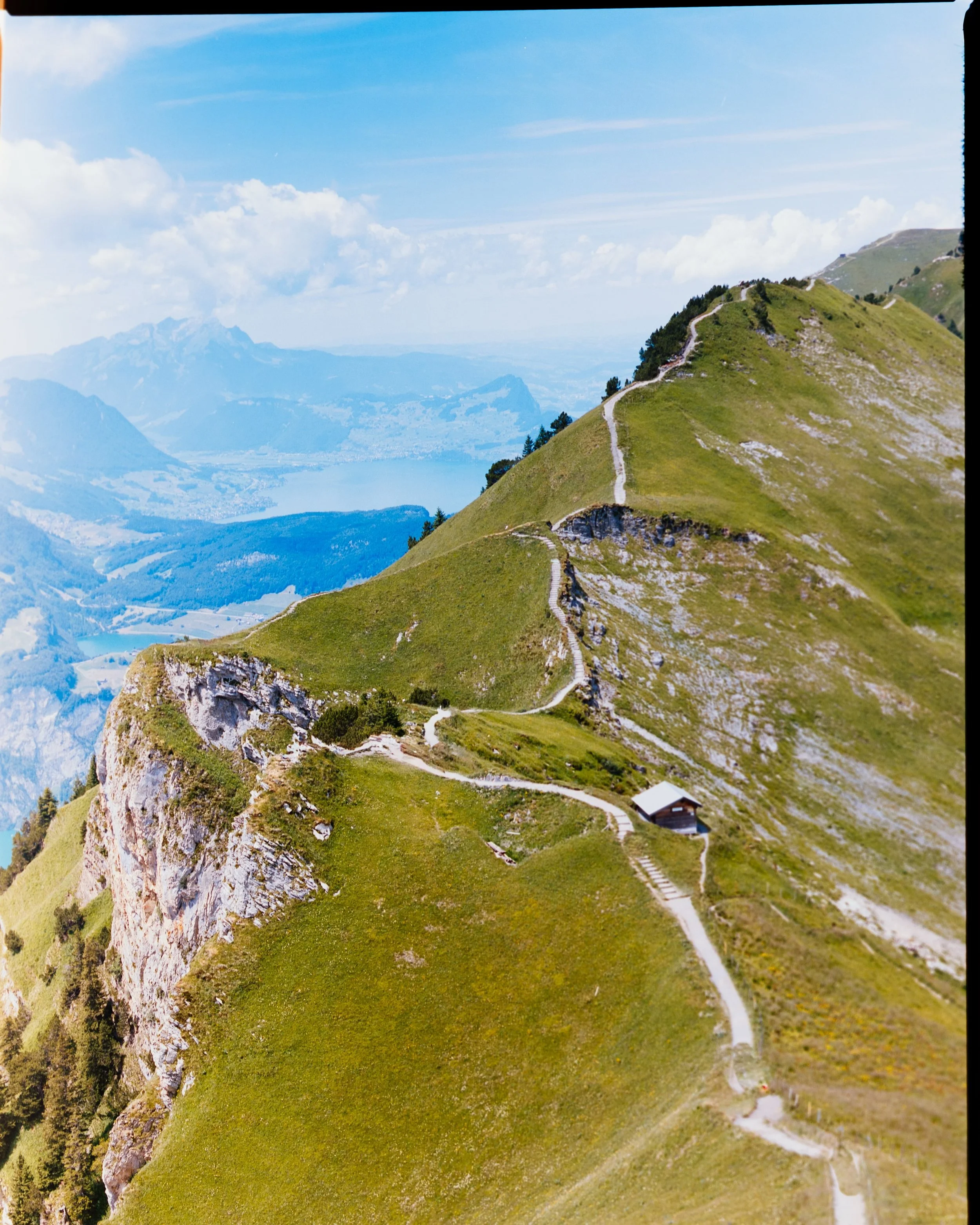 The Swiss Alps never fail to leave me speechless. 🏔️✨

There is something timeless about the landscapes of Switzerland&mdash;majestic peaks, endless views, and a sense of peace that&rsquo;s impossible to describe. Capturing moments on film in a plac