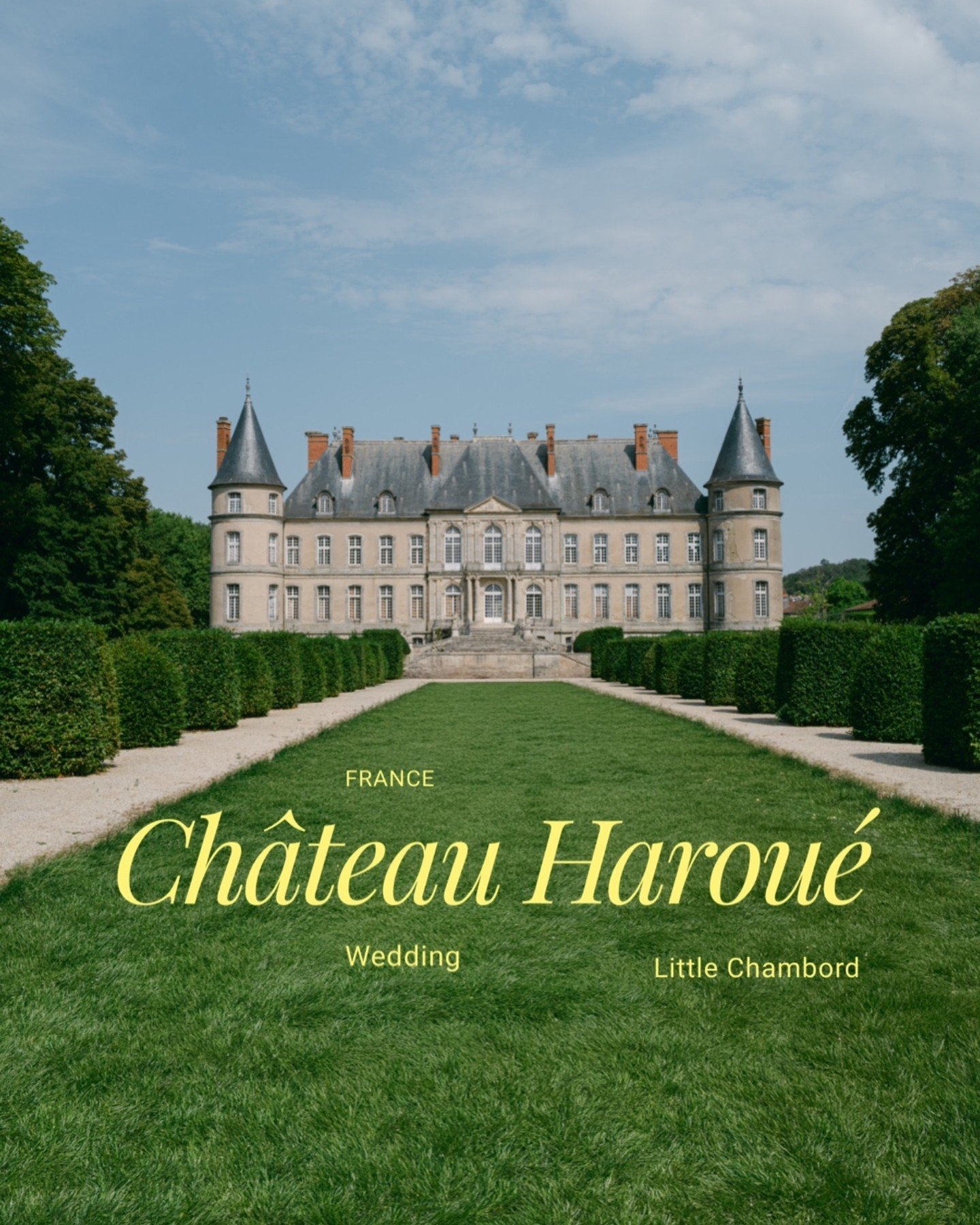 Have you heard of the &ldquo;Little Chambord&rdquo;? ✨

Nestled in the heart of the Grand Est region, Ch&acirc;teau d&rsquo;Harou&eacute; is a true gem of Lorraine heritage&hellip; and an absolutely magical setting for your wedding. 💍

With its eleg