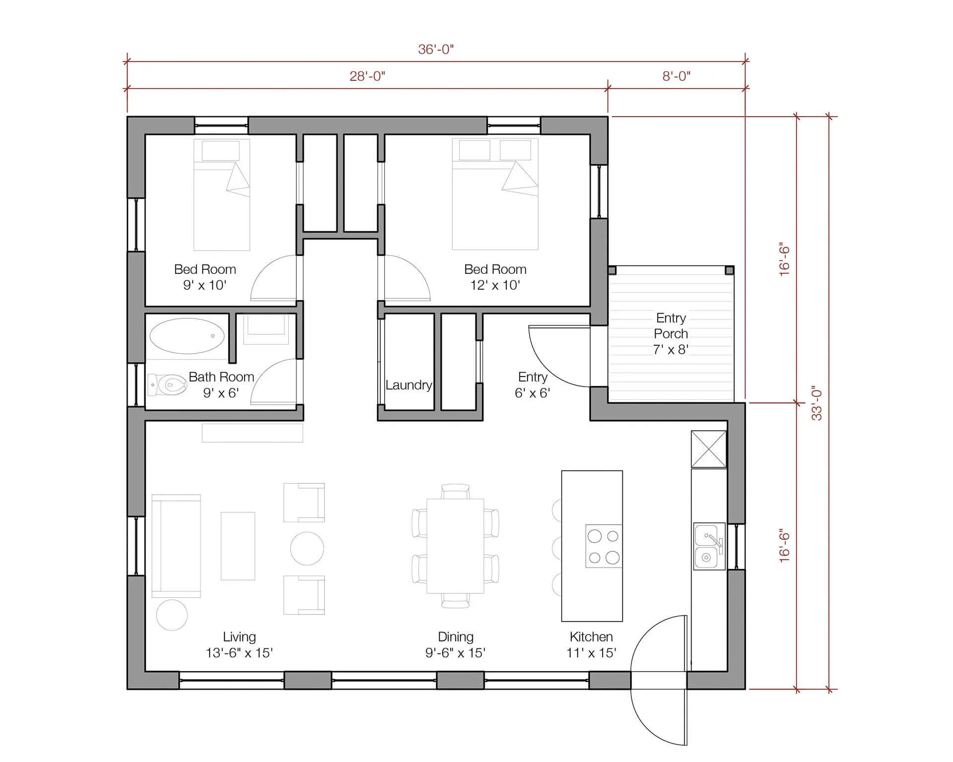 1000 Model plan B | Discover Your Dream Home Today — GO LOGIC