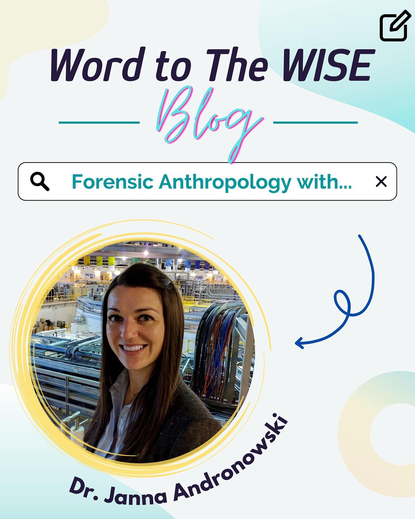 🗣️NEW BLOG POST🗣️
Sydney had the pleasure of interviewing Dr. Janna Androwski this month to discuss Forensic Anthropology and Research. Give this a read-over on our website, or by following this link: https://www.wisenlgss.com/word-to-the-wise/9fdy
