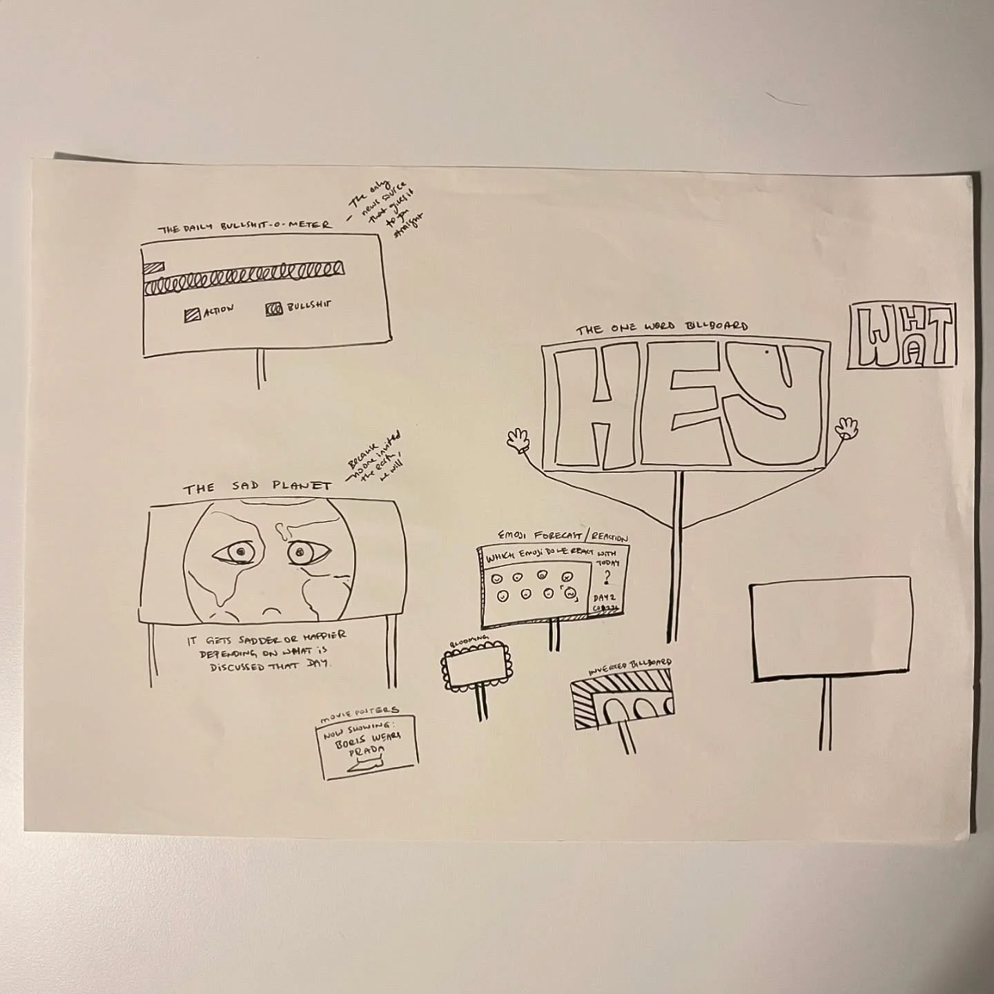 Some climate-themed billboards 🪧 Can you tell I worked in advertising?