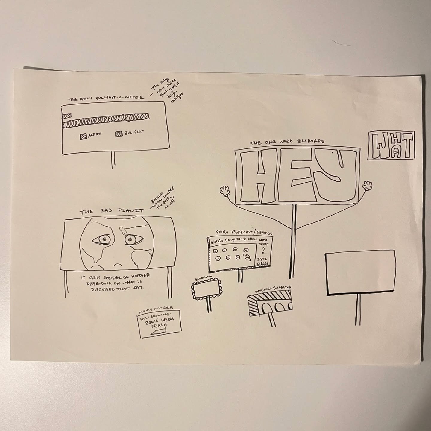 Some climate-themed billboards 🪧 Can you tell I worked in advertising?