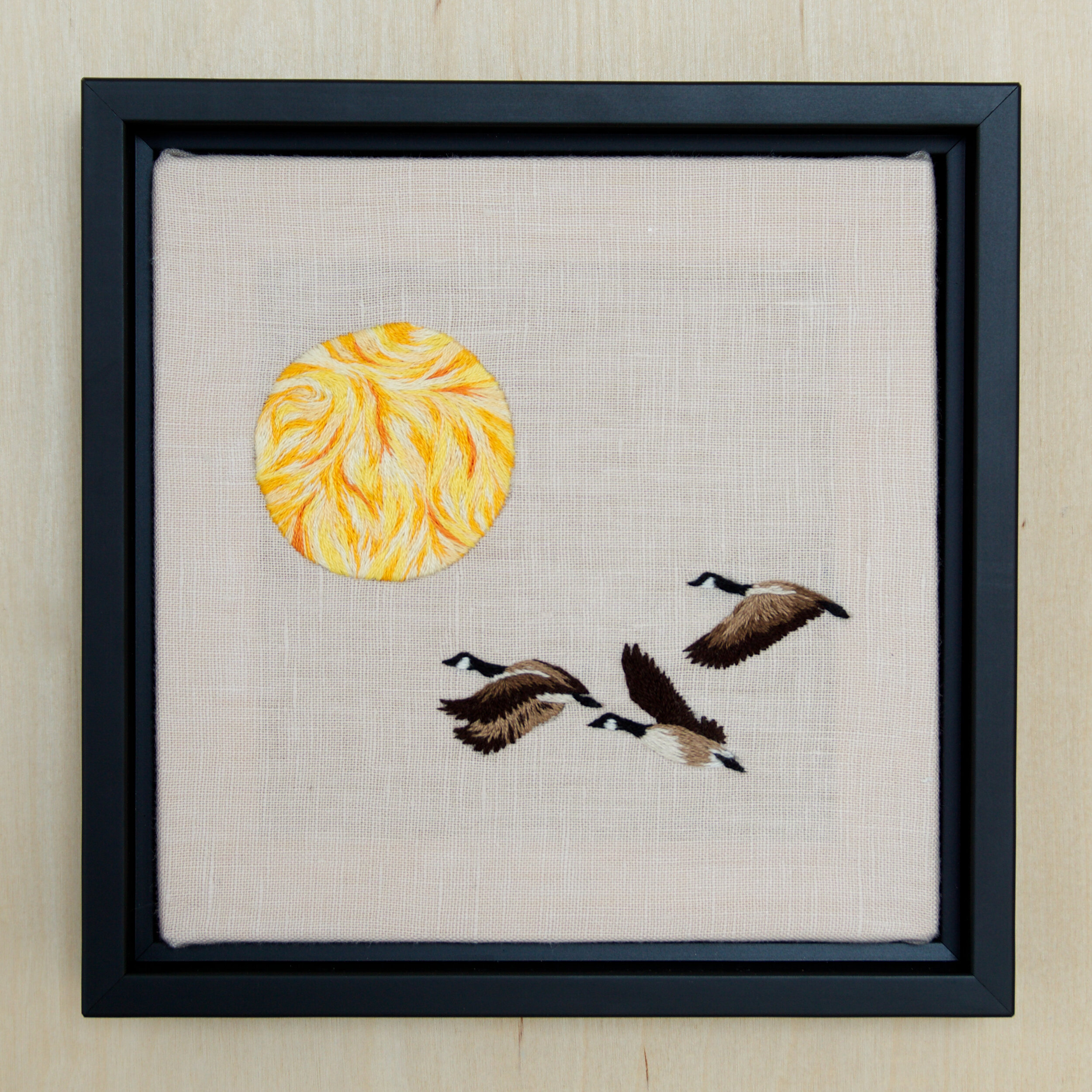 Canada Geese Embroidery