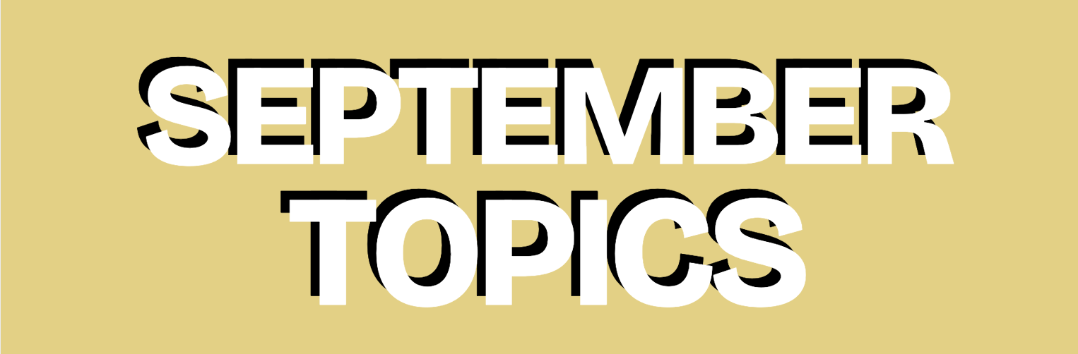 Topics for September NOF Tournaments