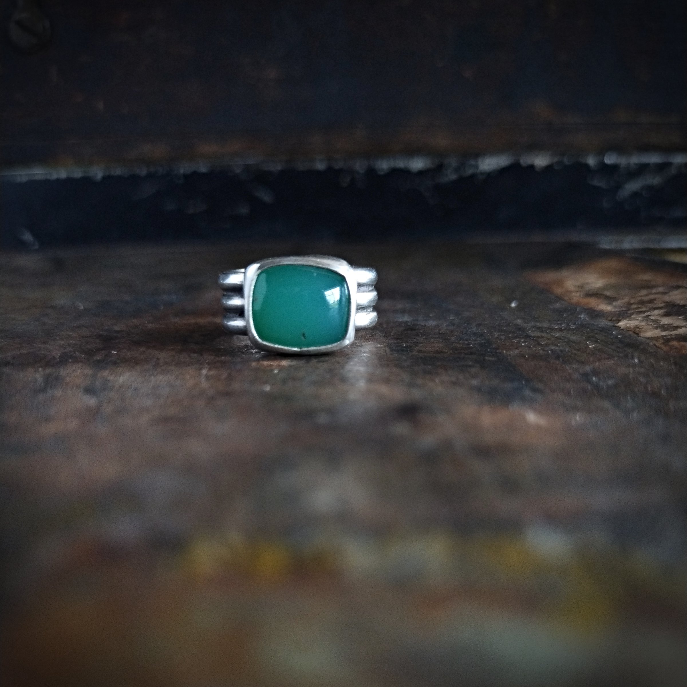 Chrysoprase Ring 5.5