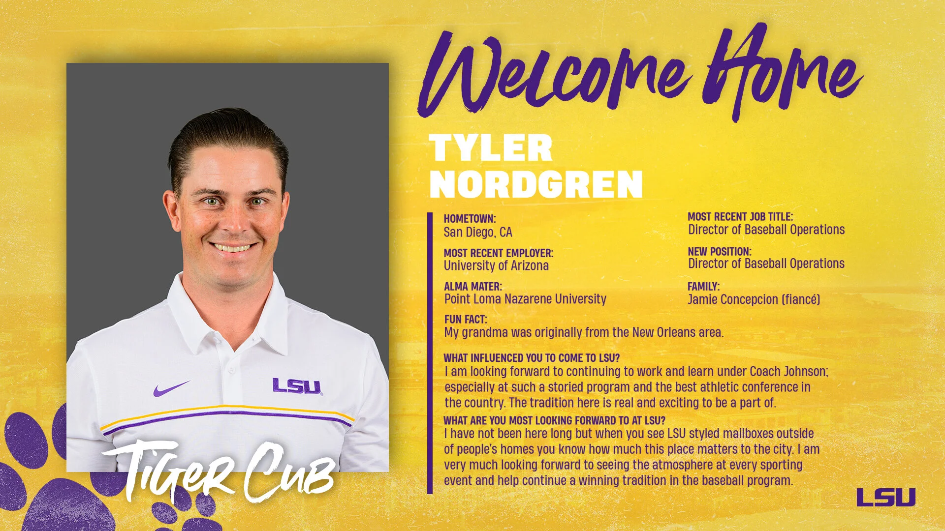 Proud in the Purple & Gold!