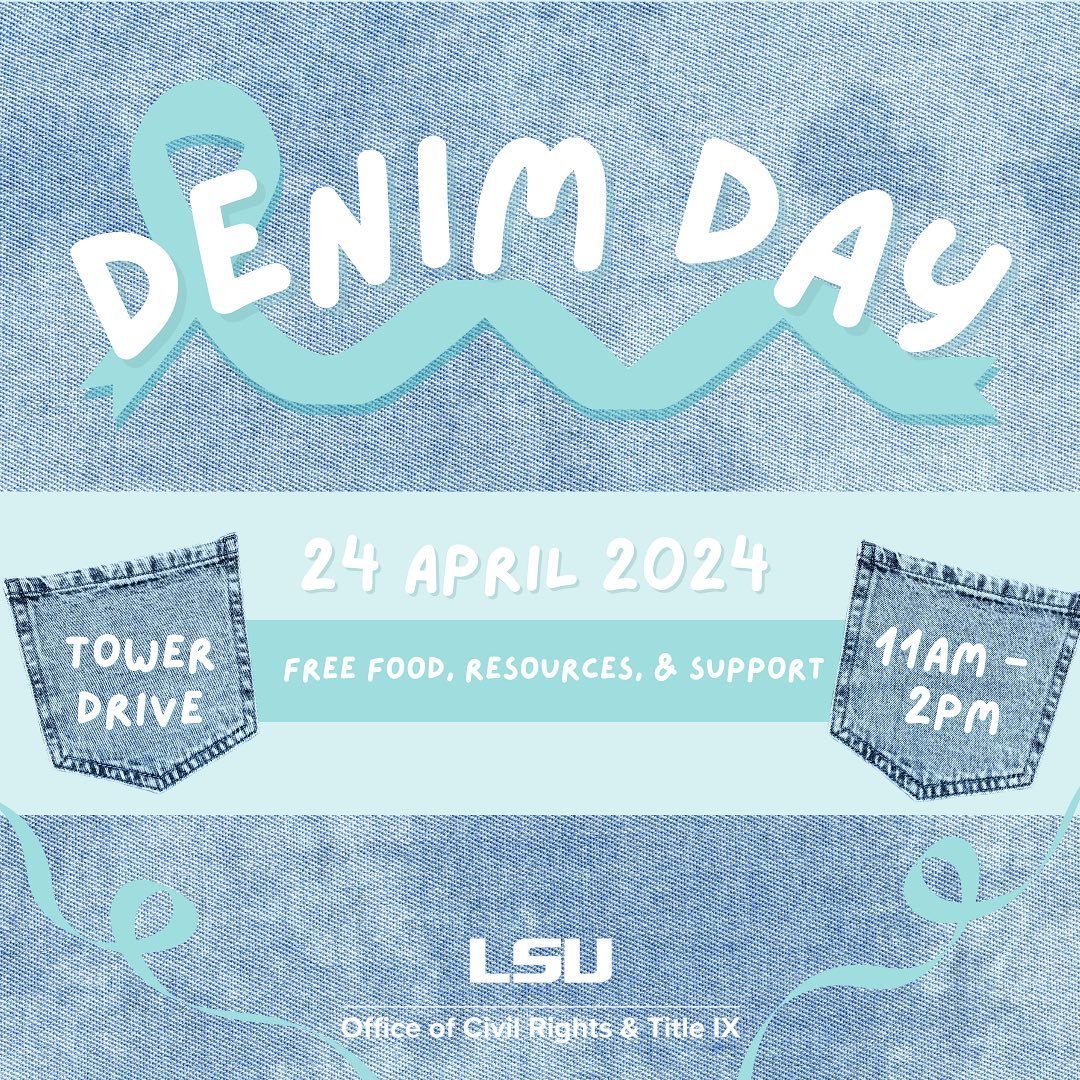 Join us Wednesday for Denim Day at Tower Drive from 11am-2pm 👖