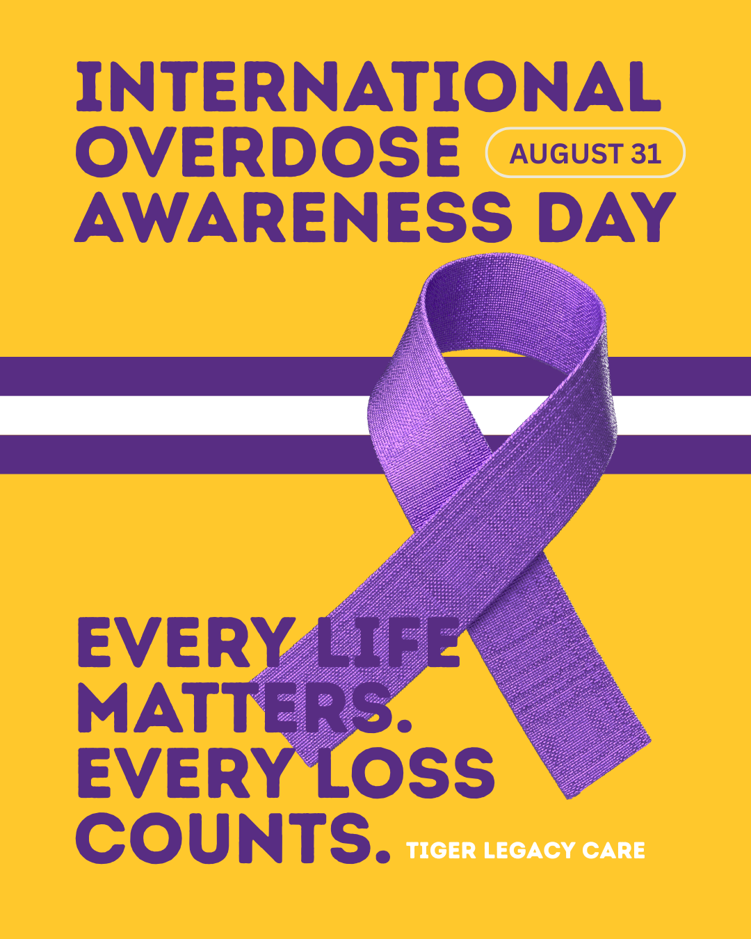 TLC: August- Overdose Awareness Month