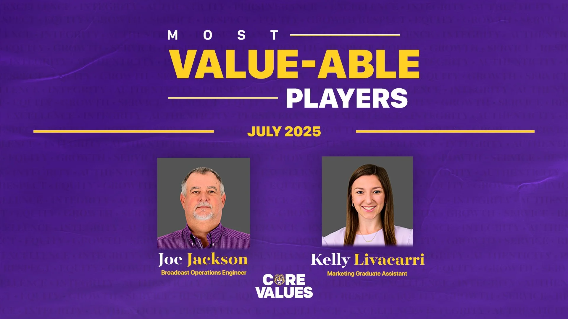 July 2025: Most Valuable Players