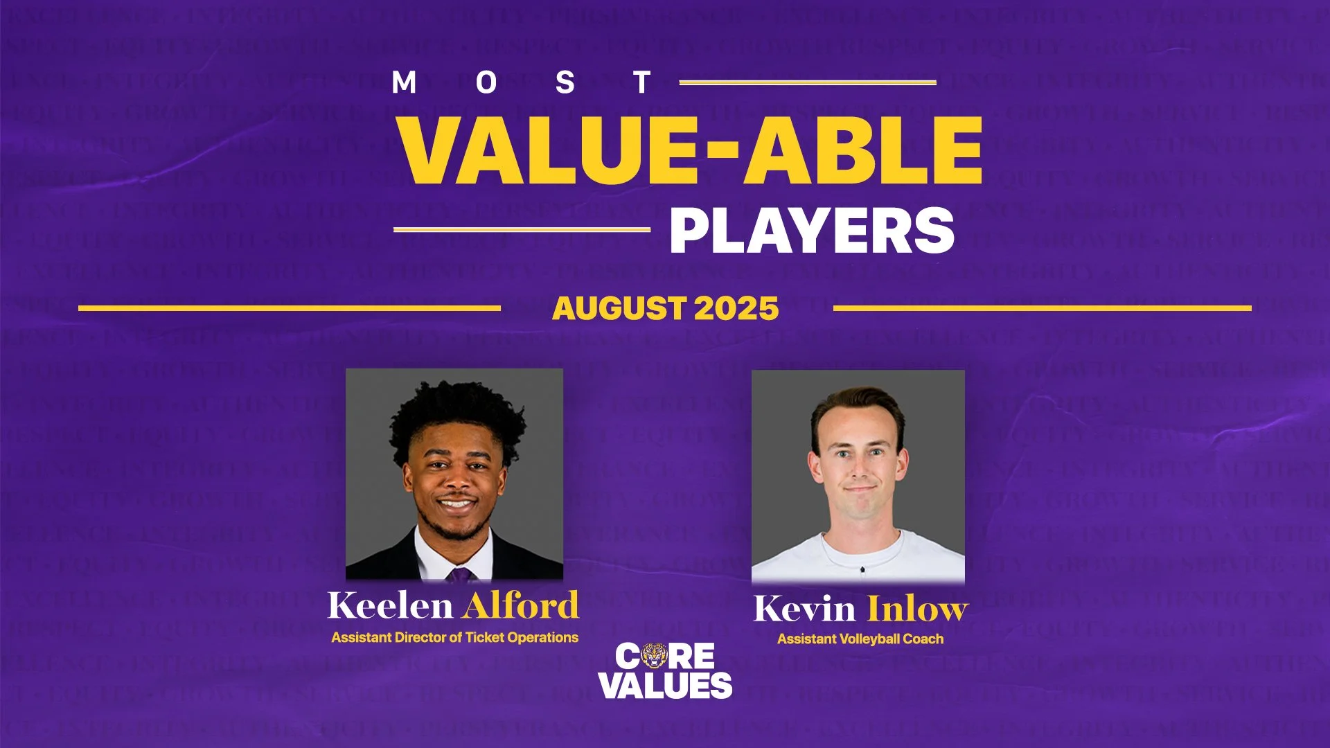 August 2025: Most Valuable Players!