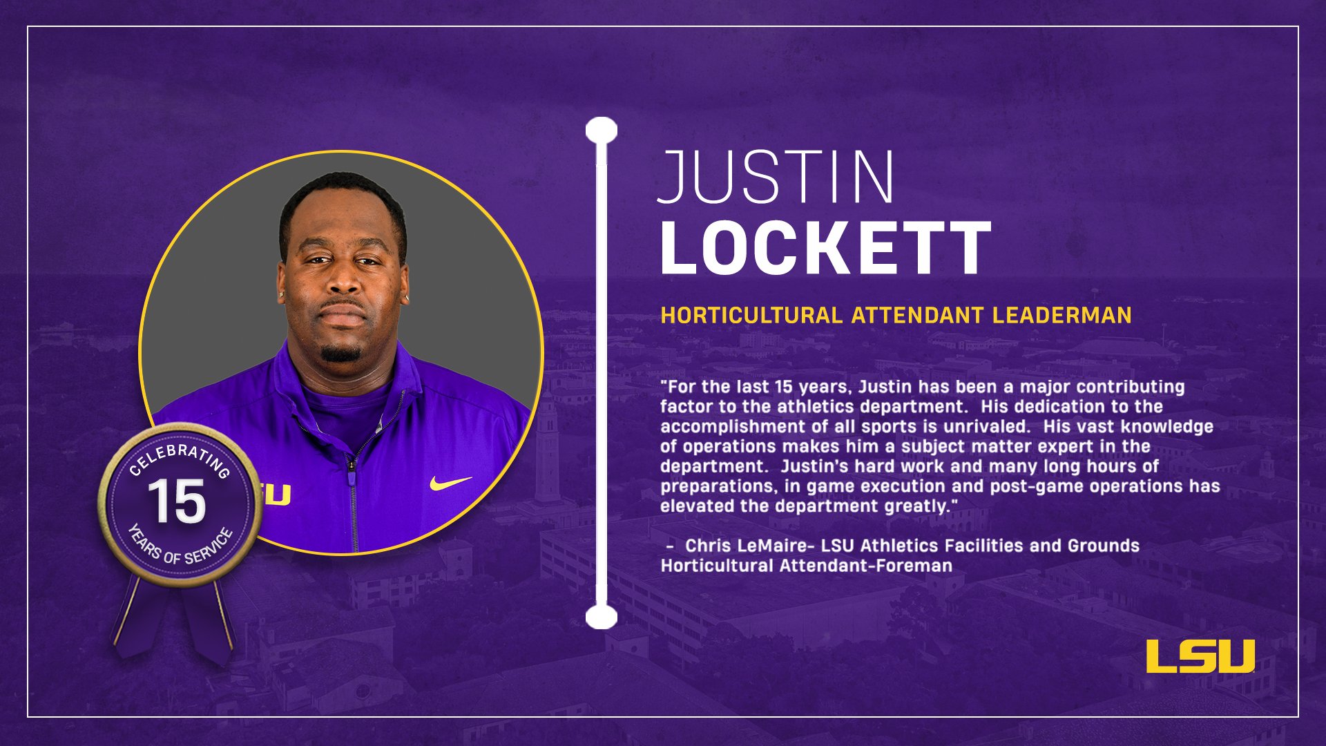 Locking Down Year 15!