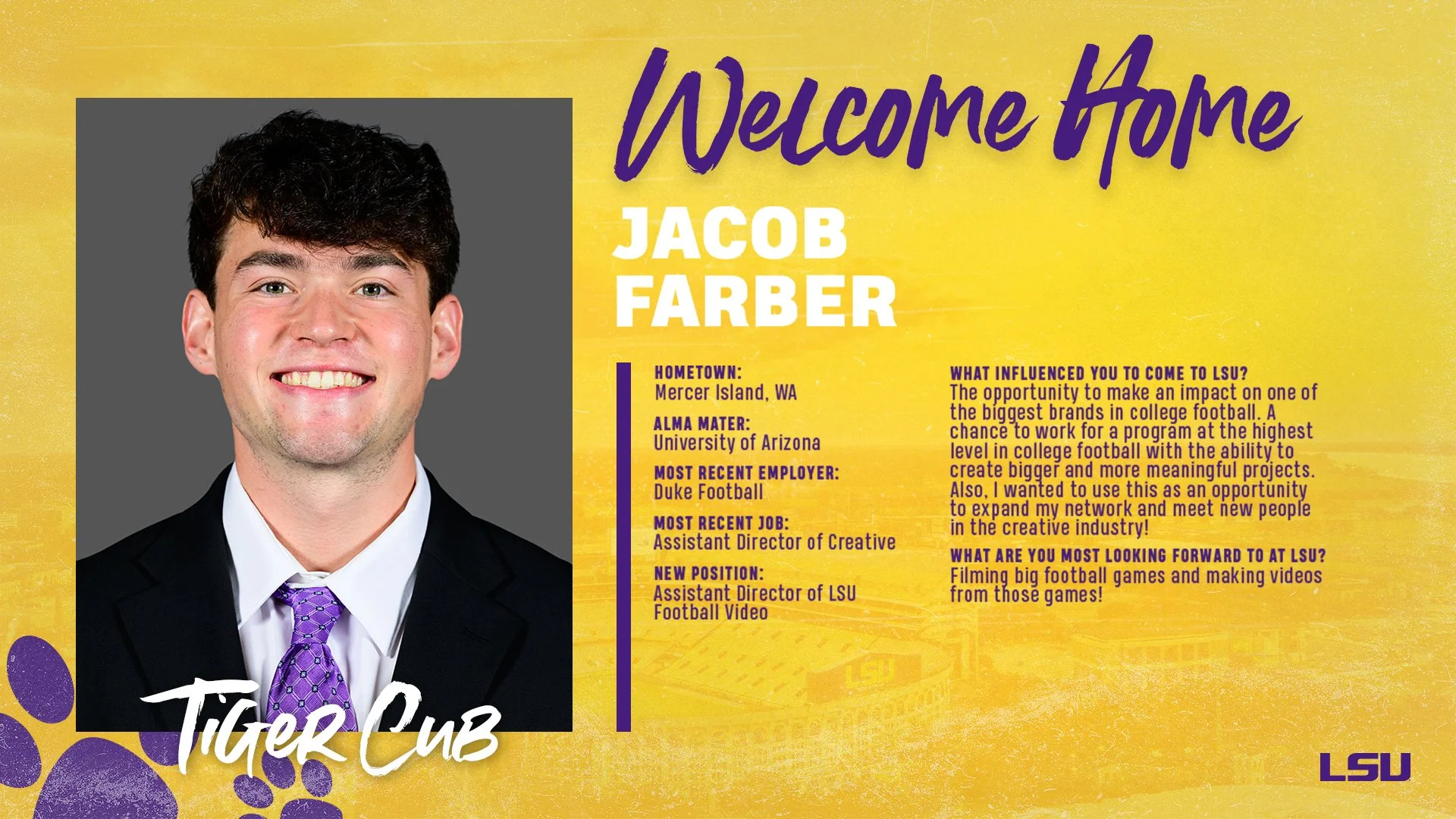 Farber Brings His Creative Touch to Football!