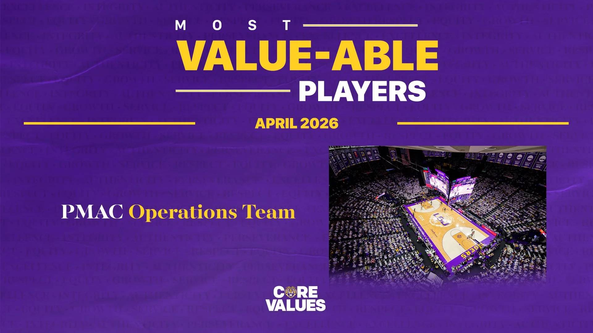 April 2026: Most Valuable Unit!