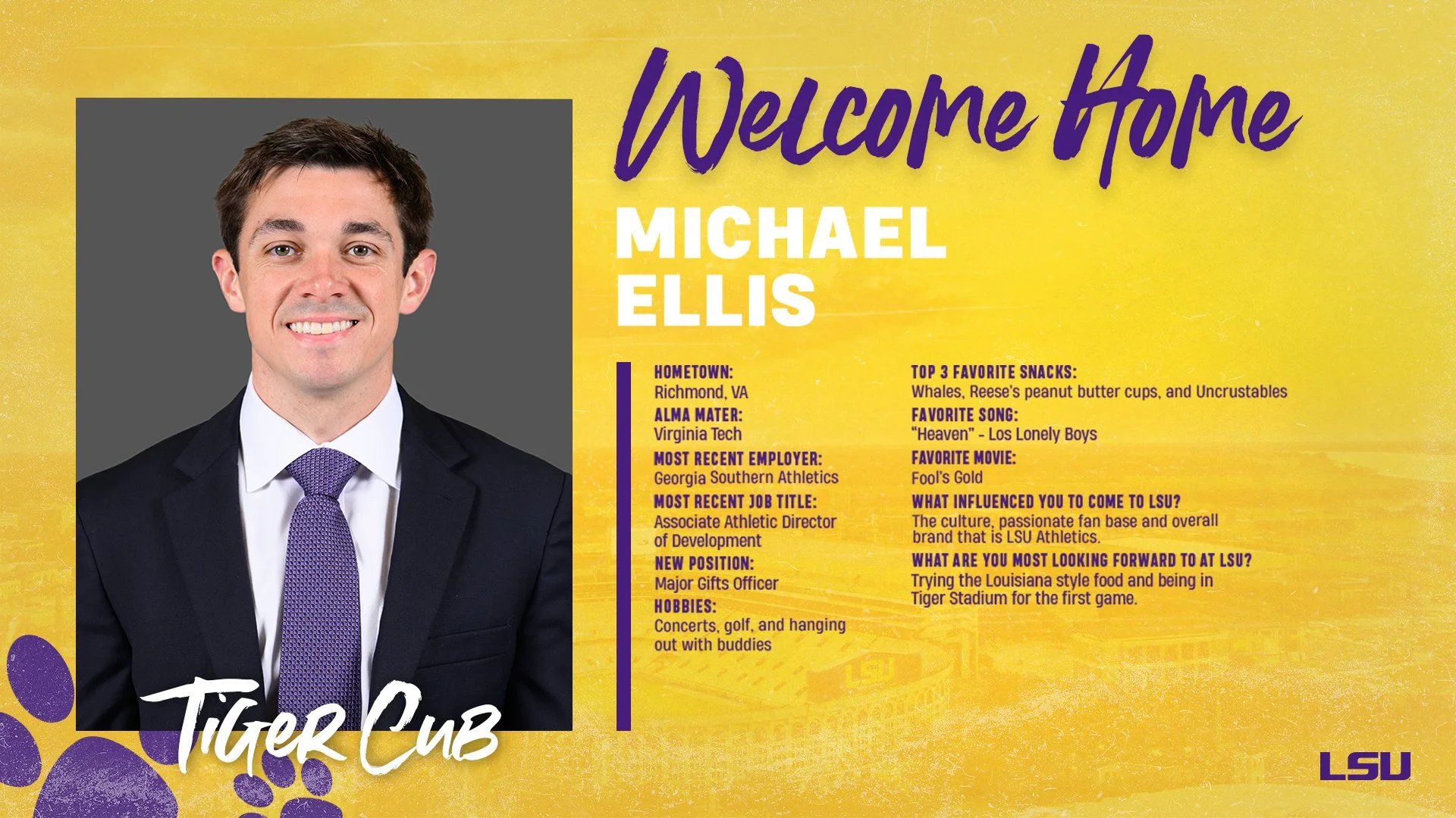 Meet Our Newest Gift For The Tigers!