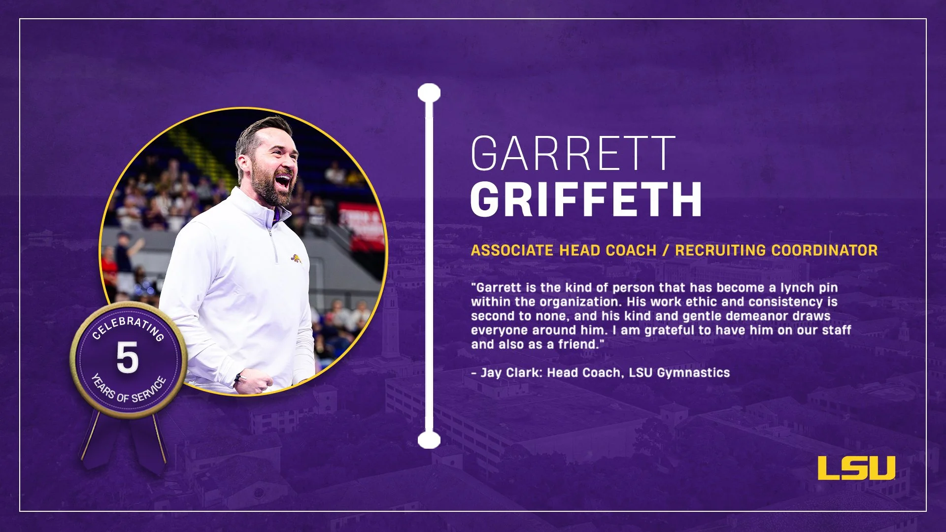 Griffeth’s Been Building Greatest For 5 Years!