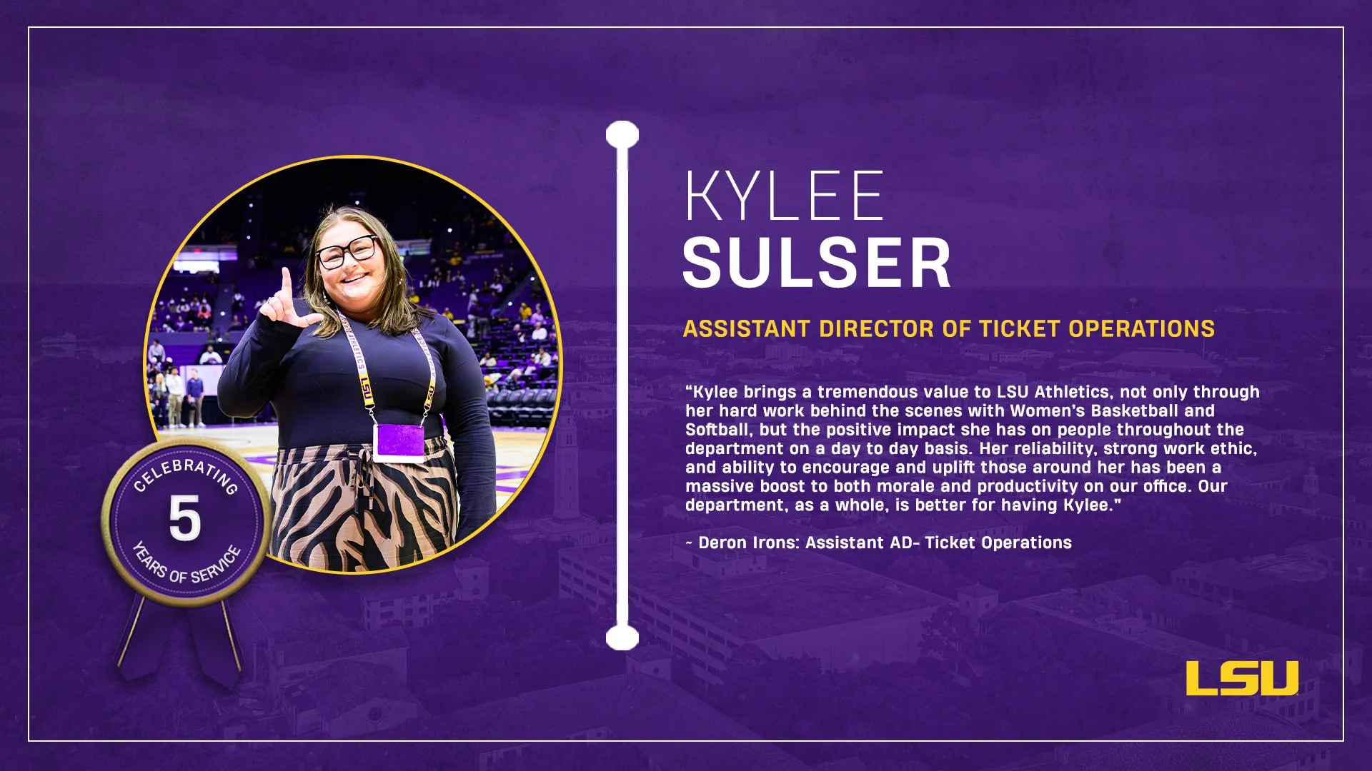 Sulser’s Got 5 Years of Patience, Positivity &amp; Productivity!