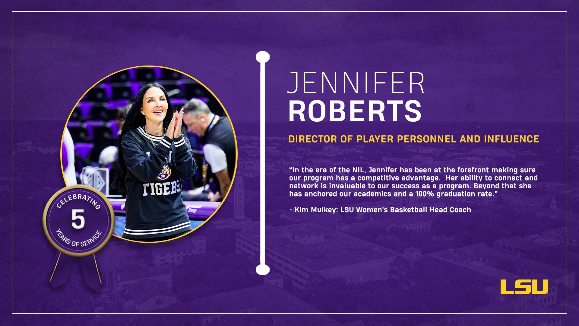Roberts Running Influence for 5 Years!