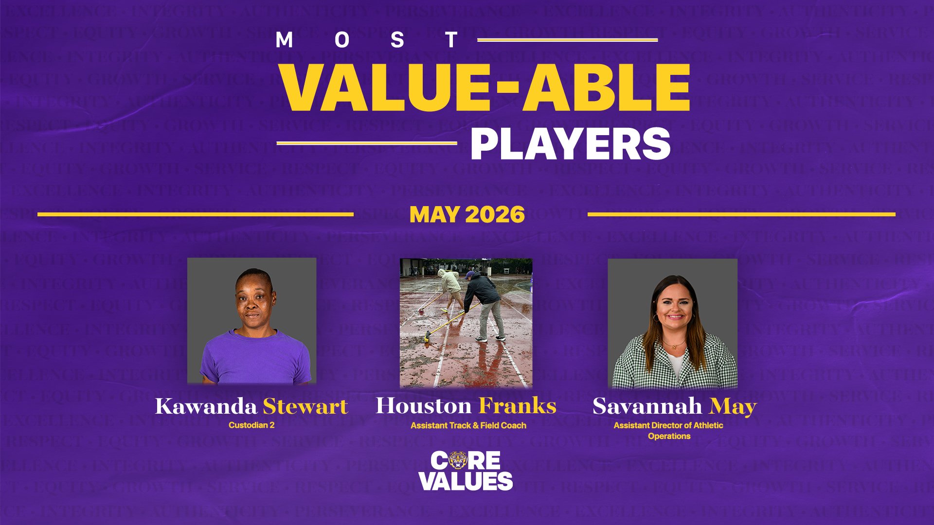 May 2026: Most Valuable Players