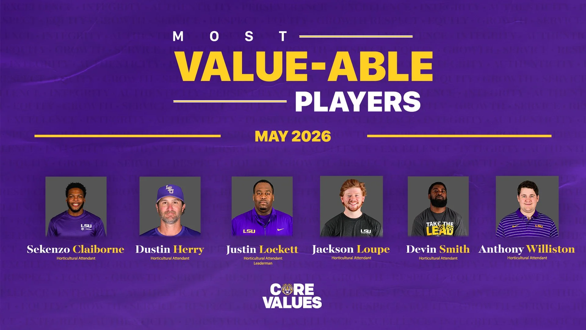 May 2026: Most Valuable UNIT!