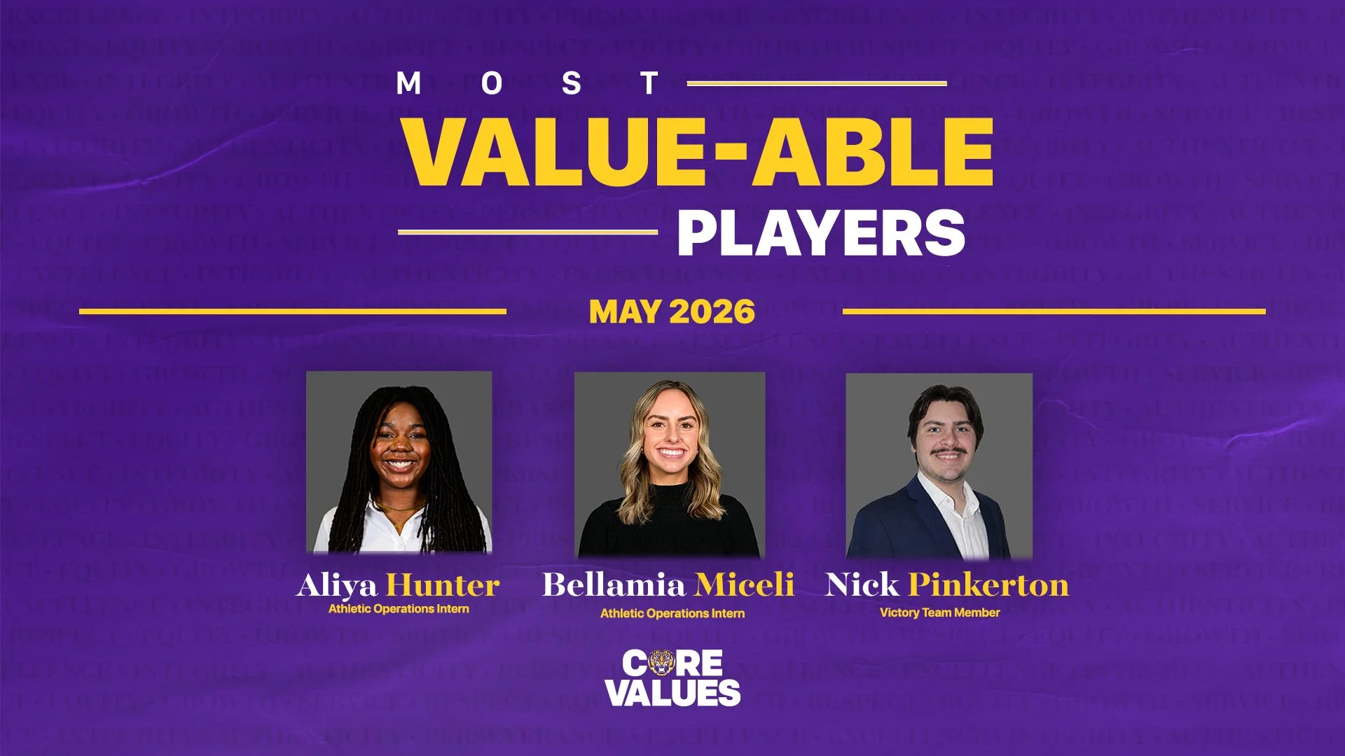 May 2026: Most Valuable UNIT!