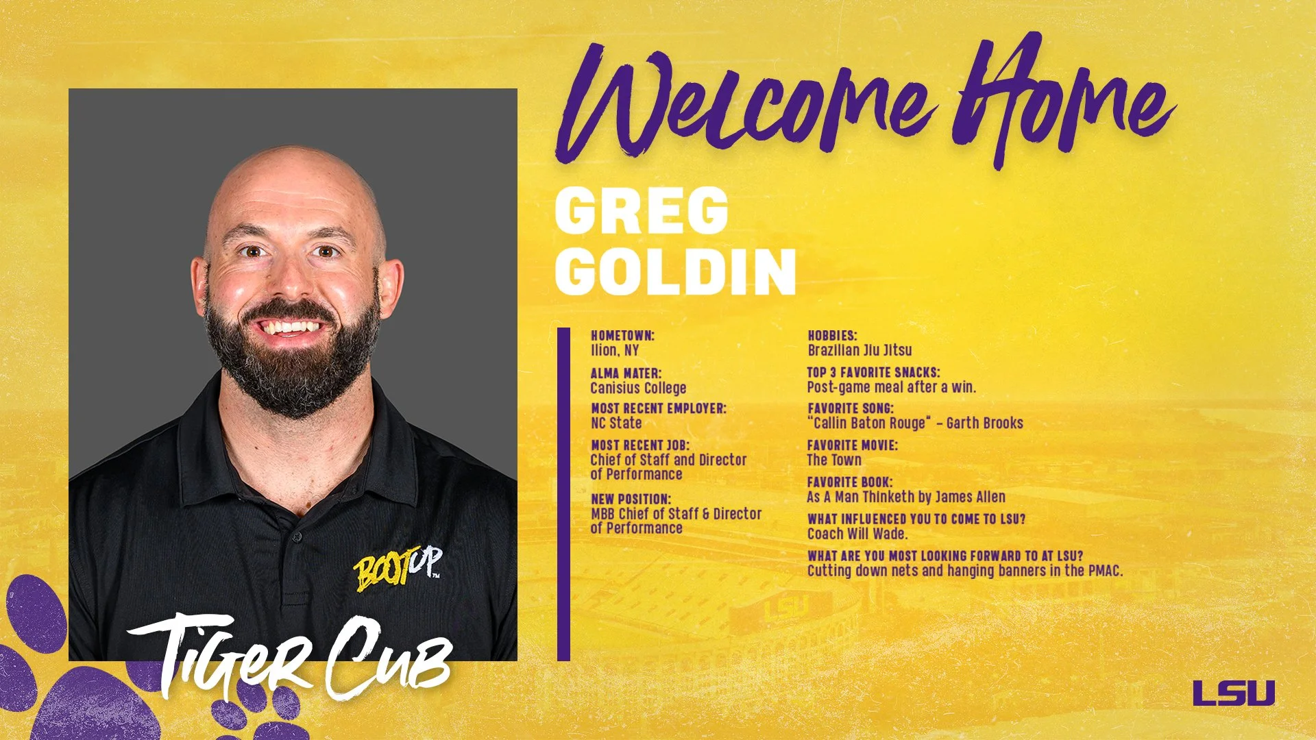Goldin Returns to the Golden Land!
