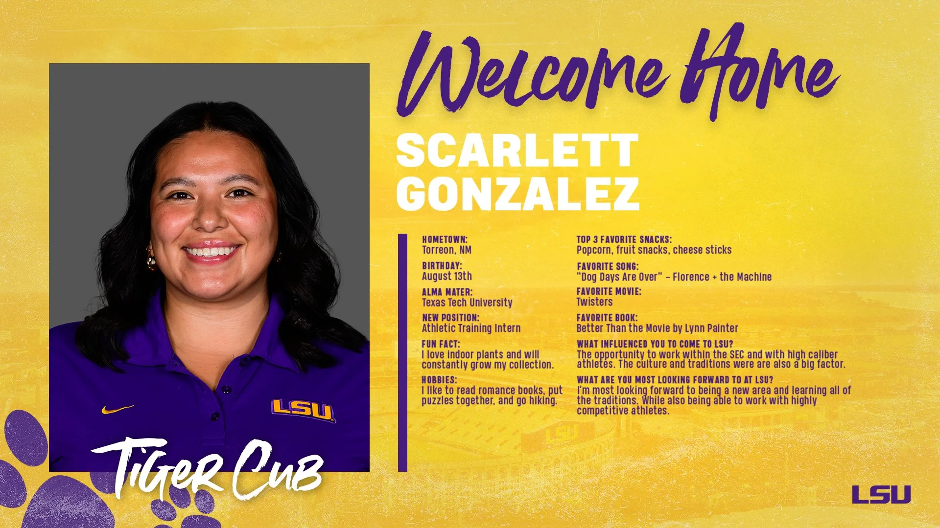 Scarlett’s Growing Her Plants &amp; Resume in Sports Med!