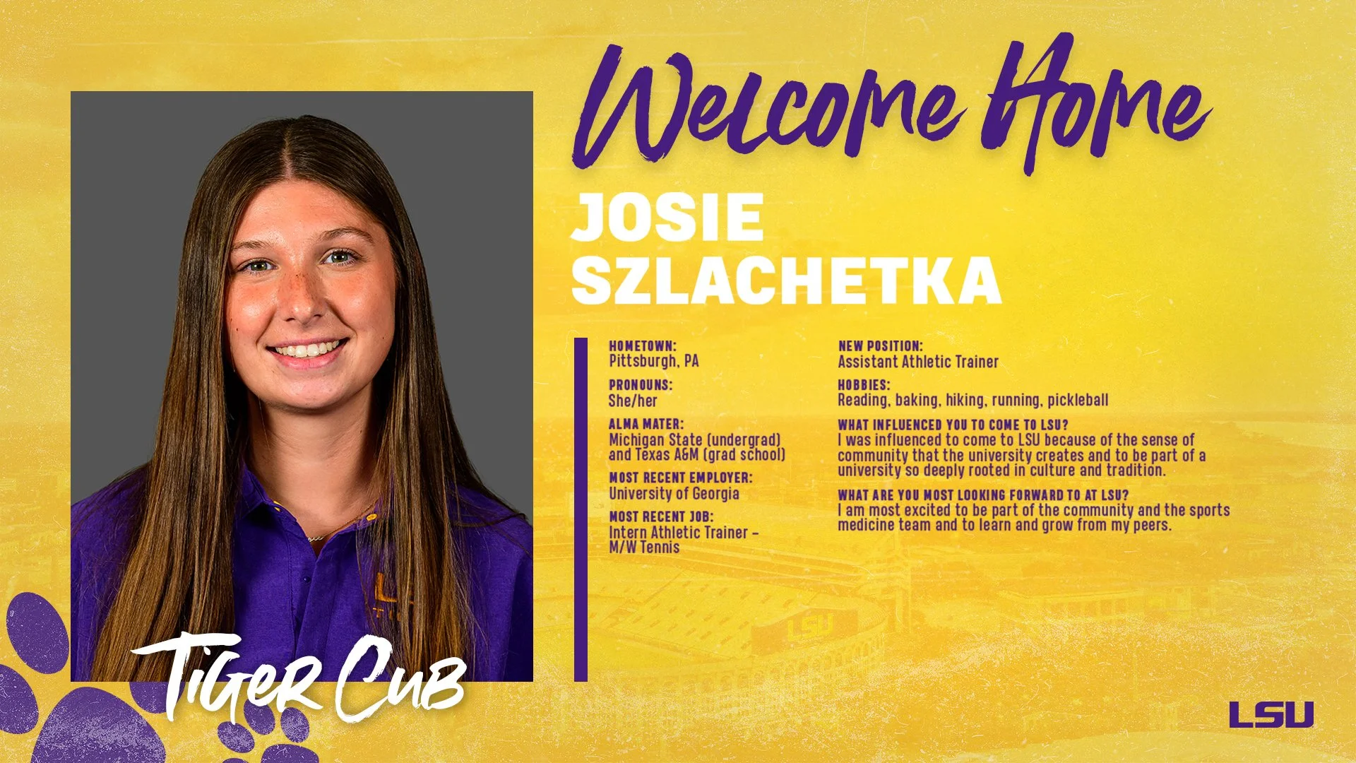 Josie’s Stepping on to Center Court!