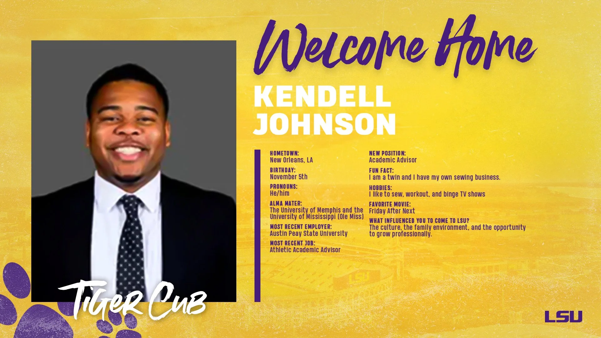 Johnson Adds to Our Academic Success!