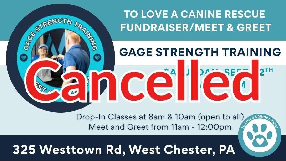 CANCELLED - Gage Strength Training - Fundraiser - Meet &amp; Greet