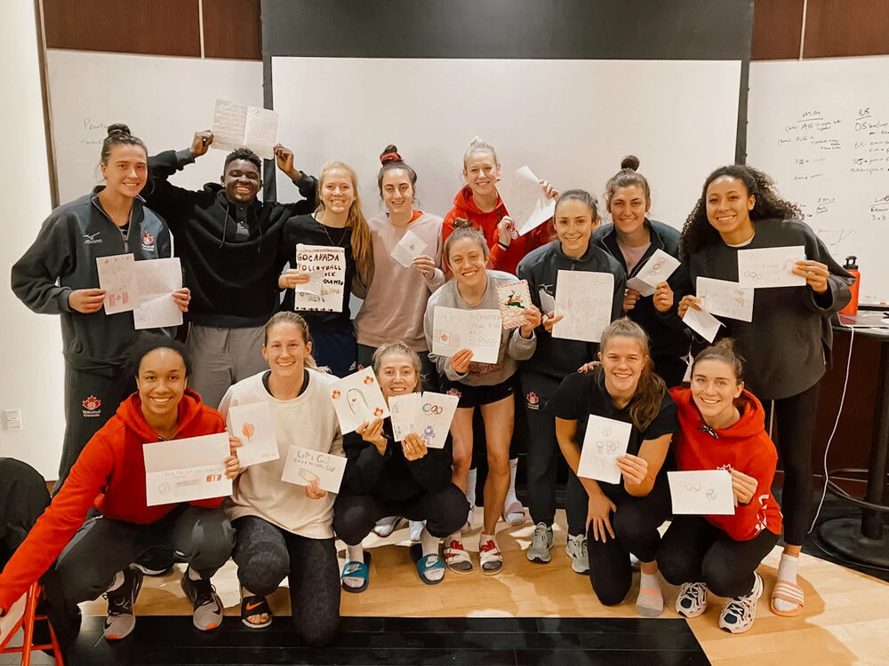 We got sent some good luck cards from a Vancouver elementary school!